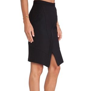 BCBG Maxazria Black Taylon Skirt